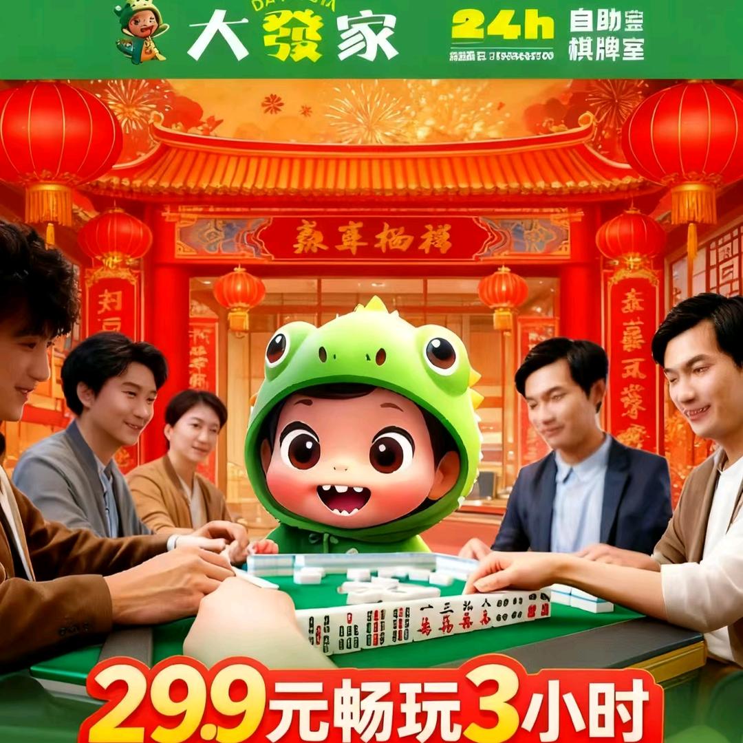 大發家24h自助棋牌(江海麻园店)专用号