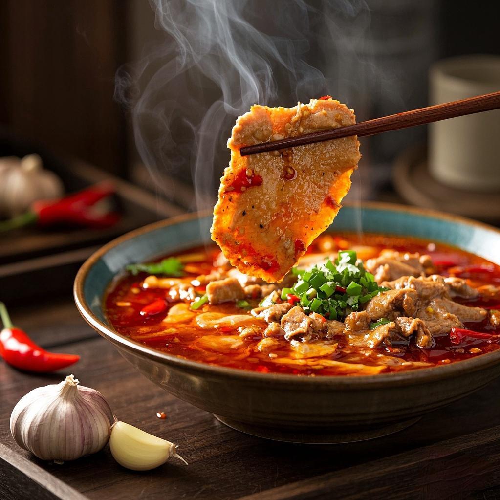 小锅米线,水煮肉片