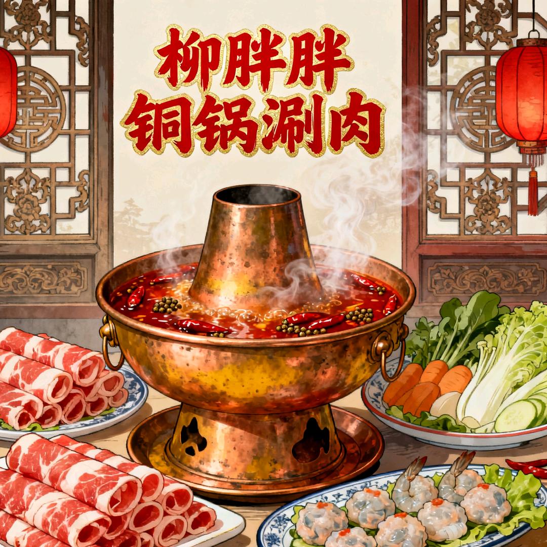 柳胖胖铜火锅自助涮肉