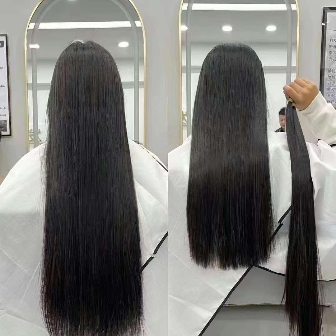 啊龙收头发（保留发型）