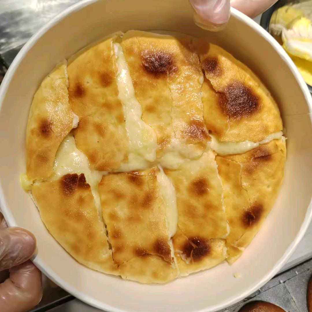 枣知道爆浆榴莲芝士饼.枣糕