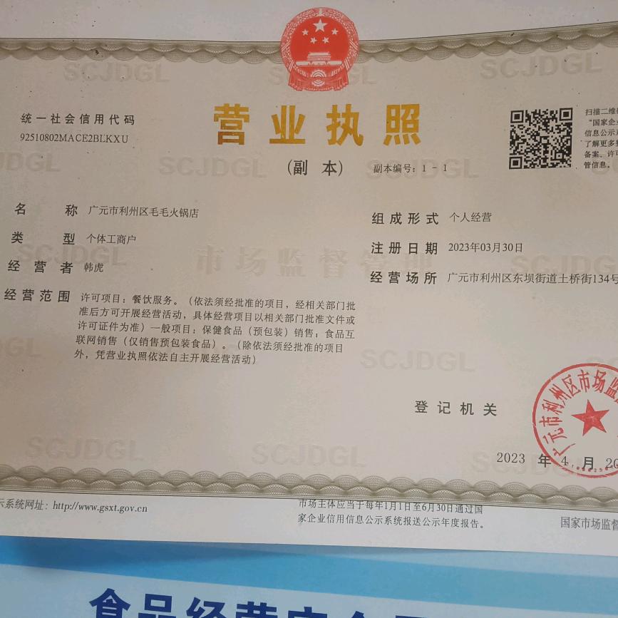 广元市毛毛老火锅