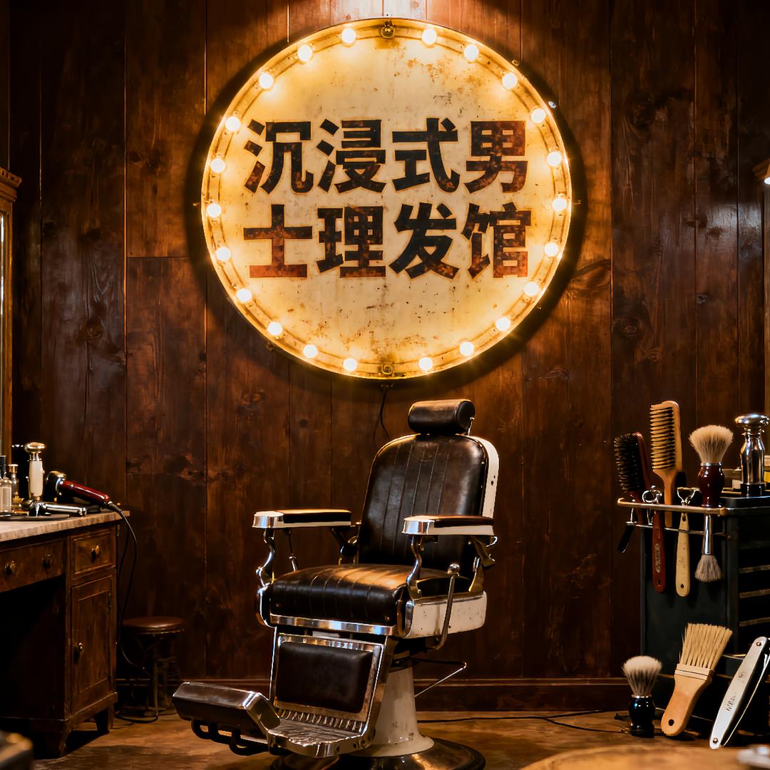 Immersive男士理发馆官方号