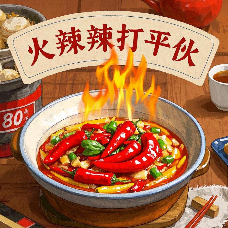 火辣辣打平伙鲜辣小炒