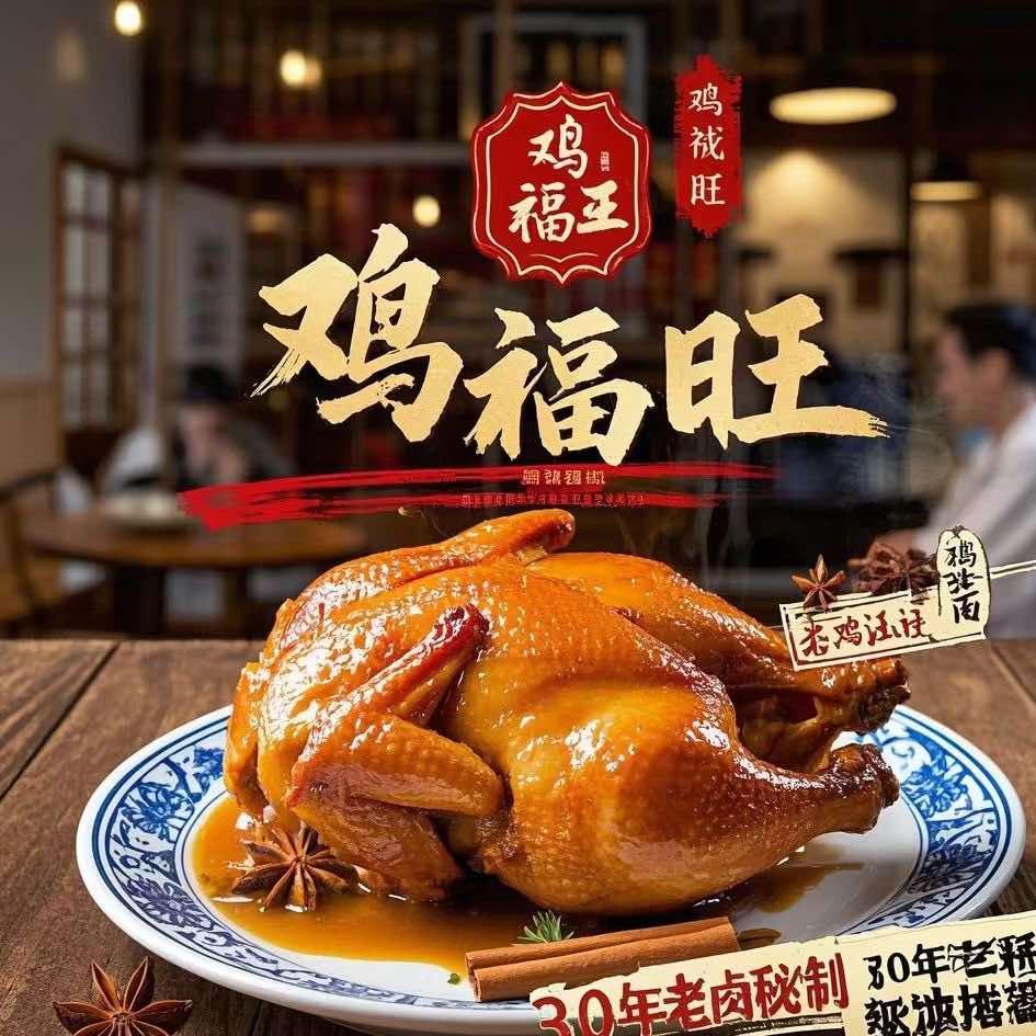 草本卤鸡