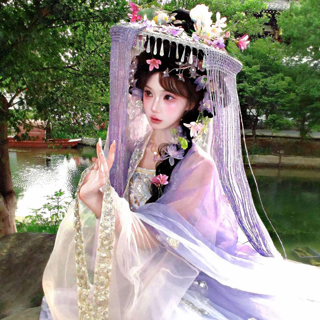 荷花汉服·拿20万赔一波