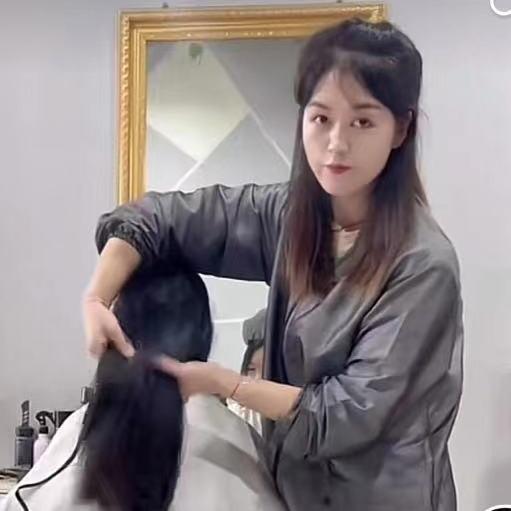 姗姗收长头发（炫发造型）