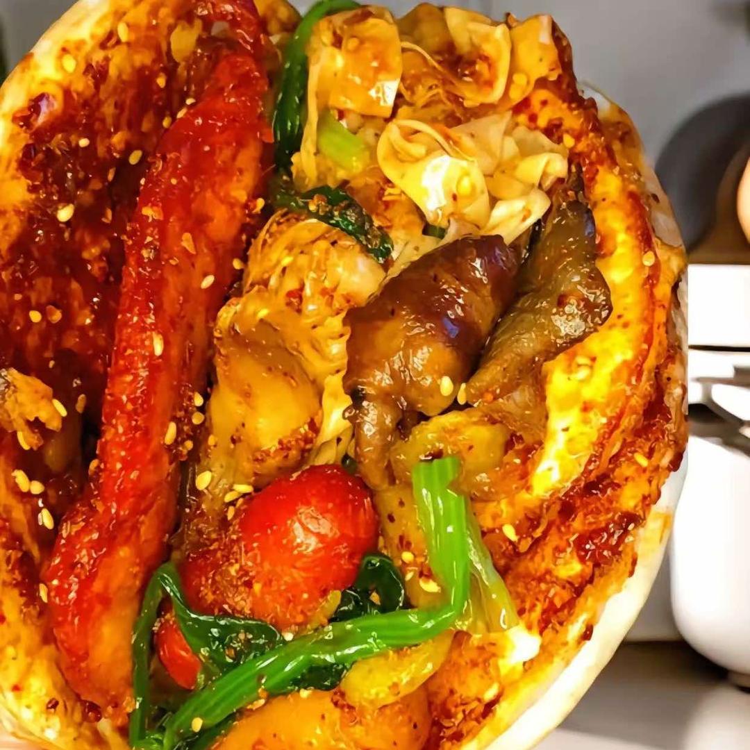 孙二娘夹饼特色拌冷面