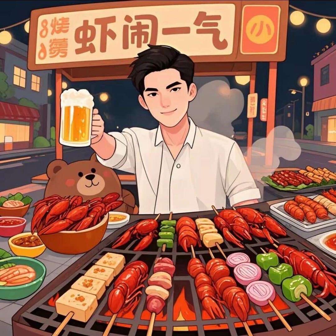 塘沽虾闹一气小龙虾