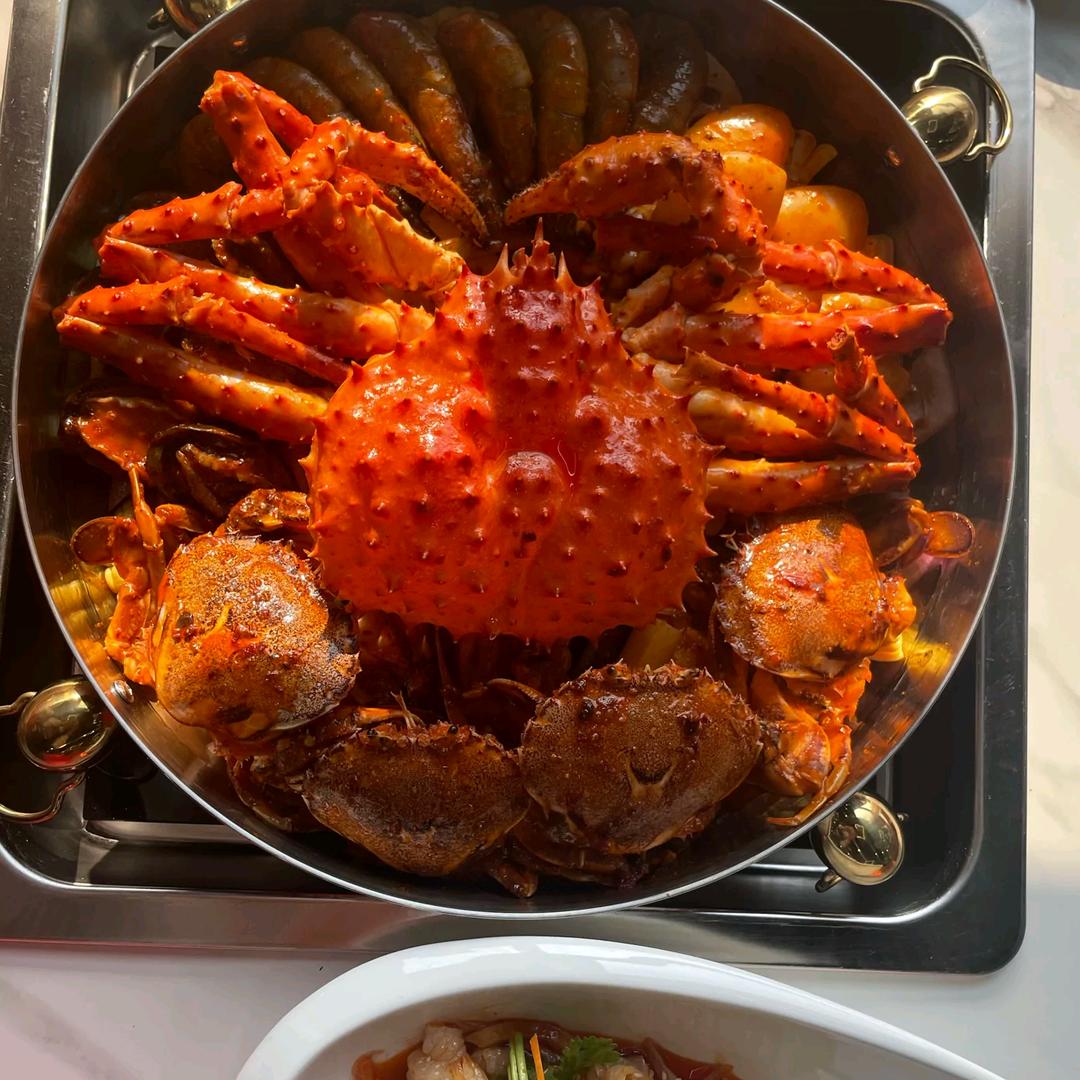 帝都咸阳人均几十的帝王蟹火锅