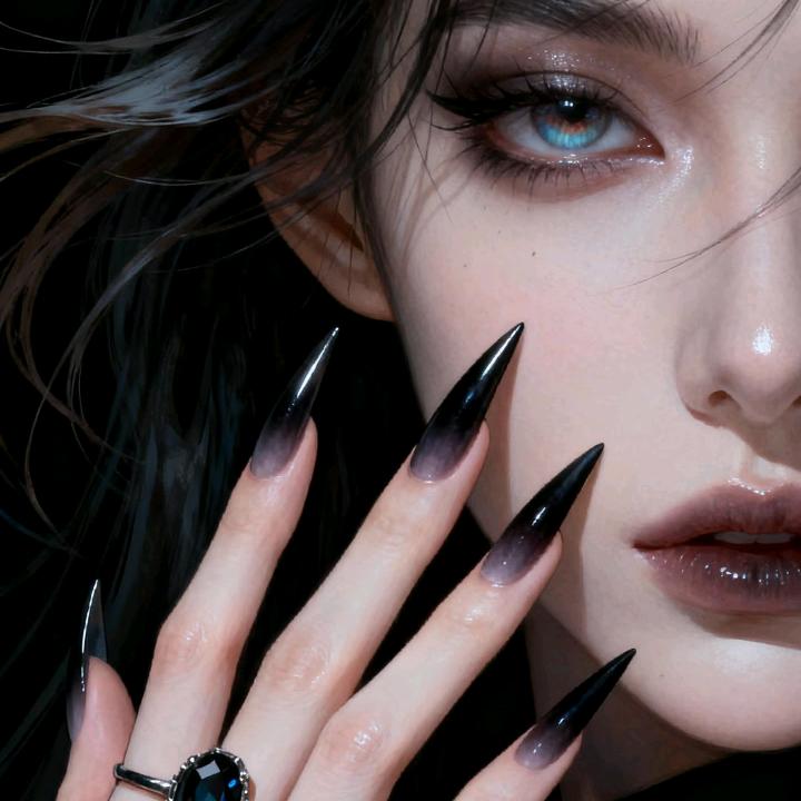 阿拉尔蔷薇美甲