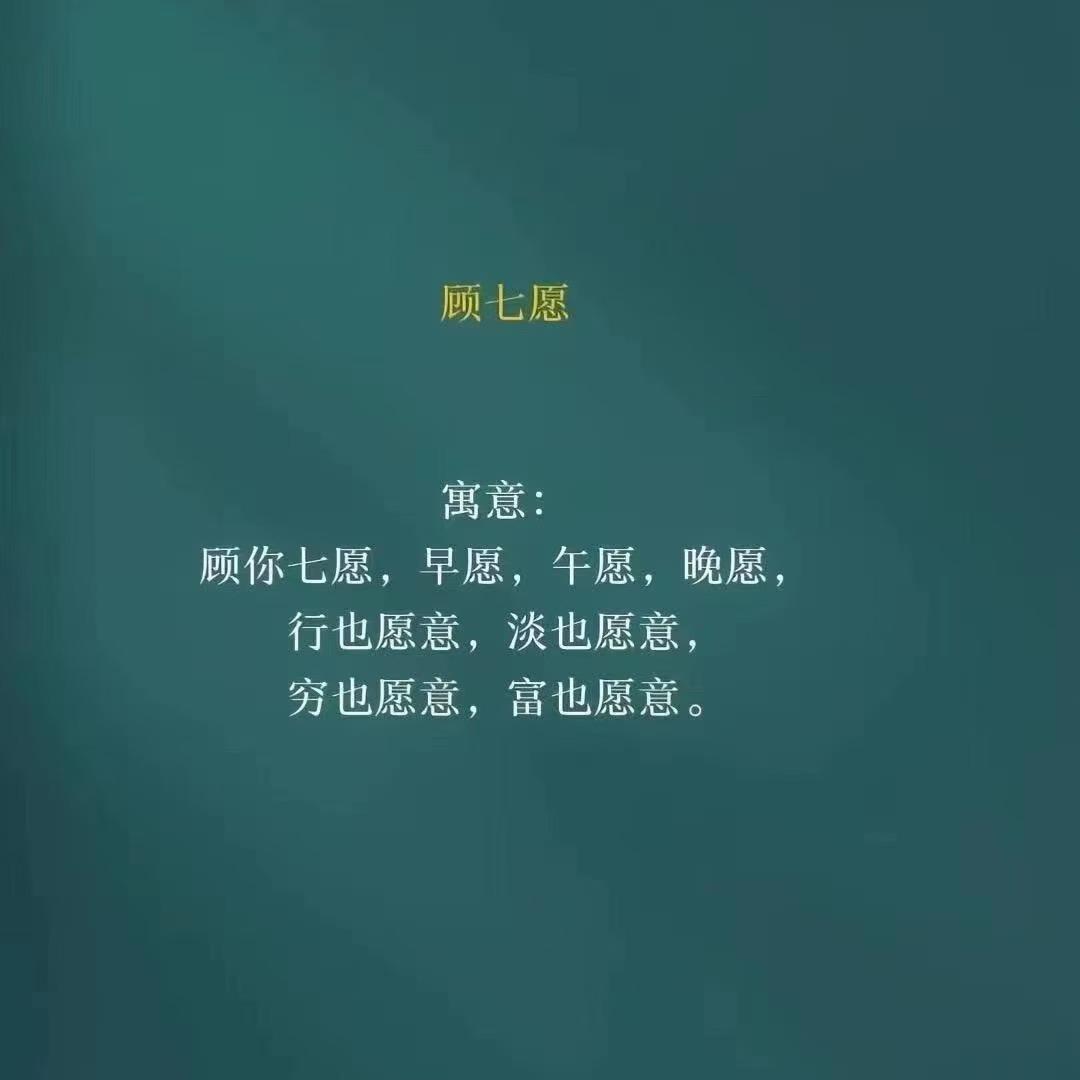 顾七愿-贰愿