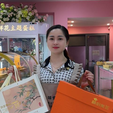 味多美鲜花主题蛋糕