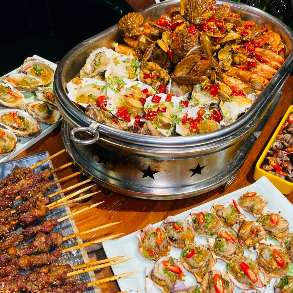 辣五味海鲜大咖虾鱼食府.