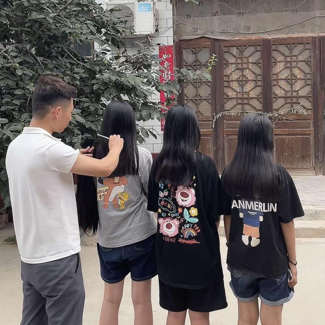 雨生收长头发