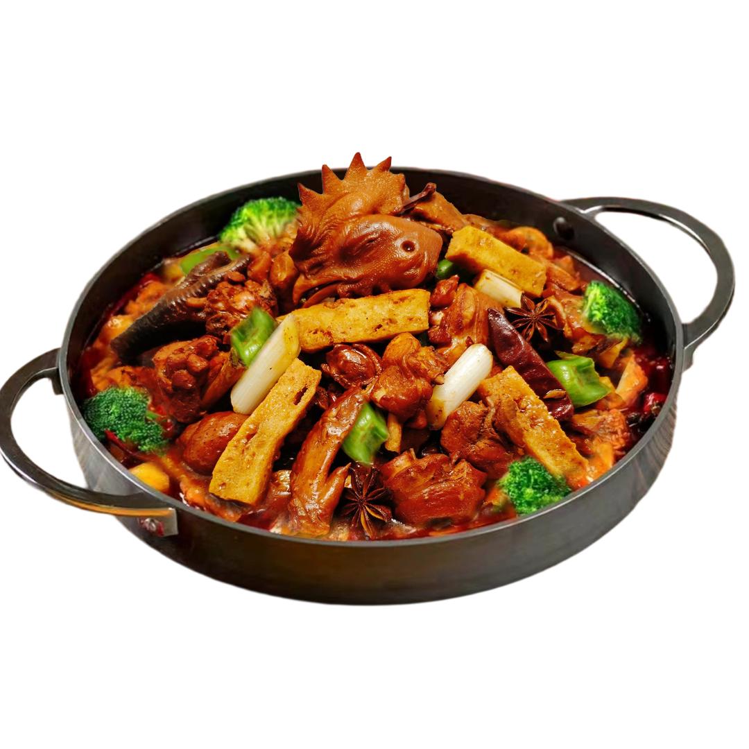农佳肴土鸡炒馍