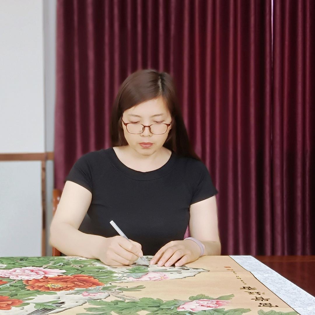 汝州市欧艺艺术学校渠老师书画