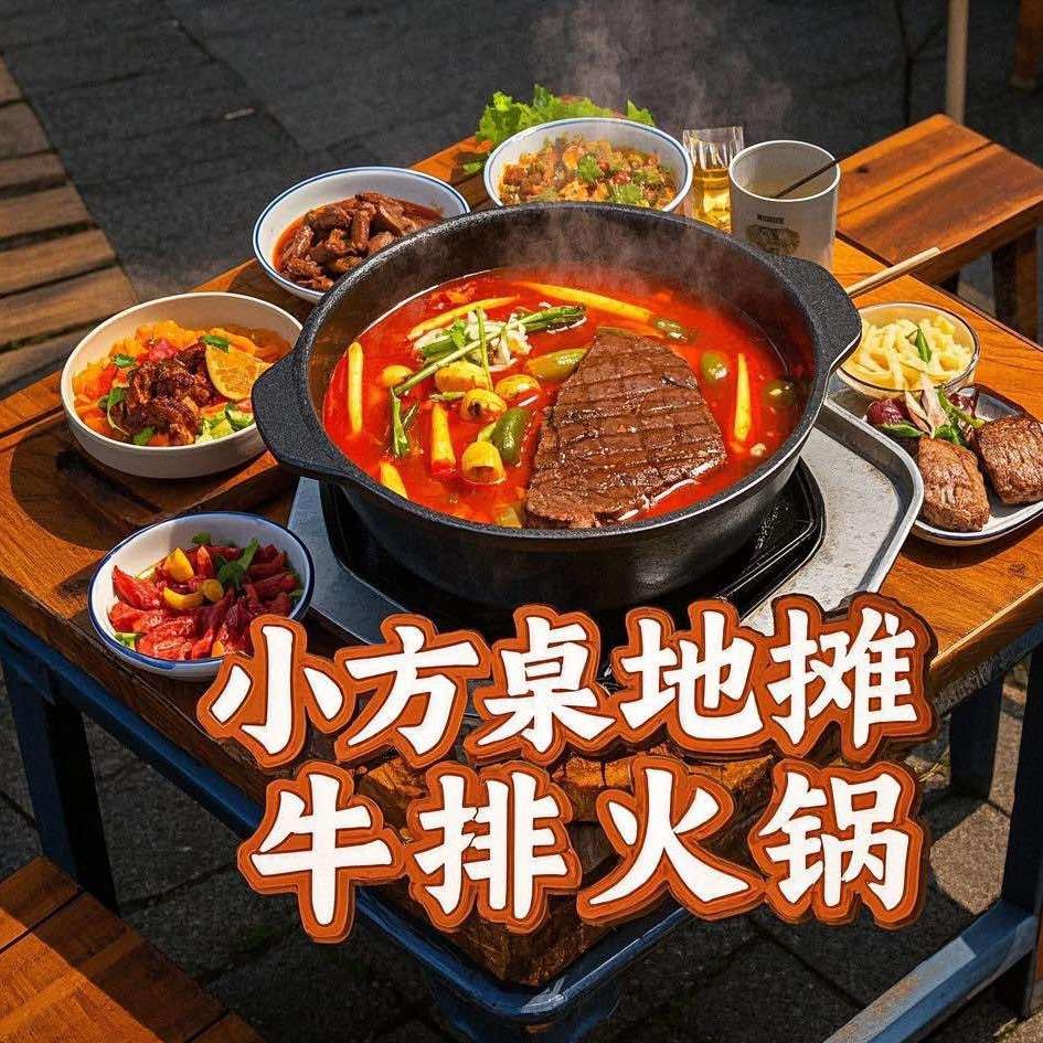 小方桌地摊牛排（文昌店）