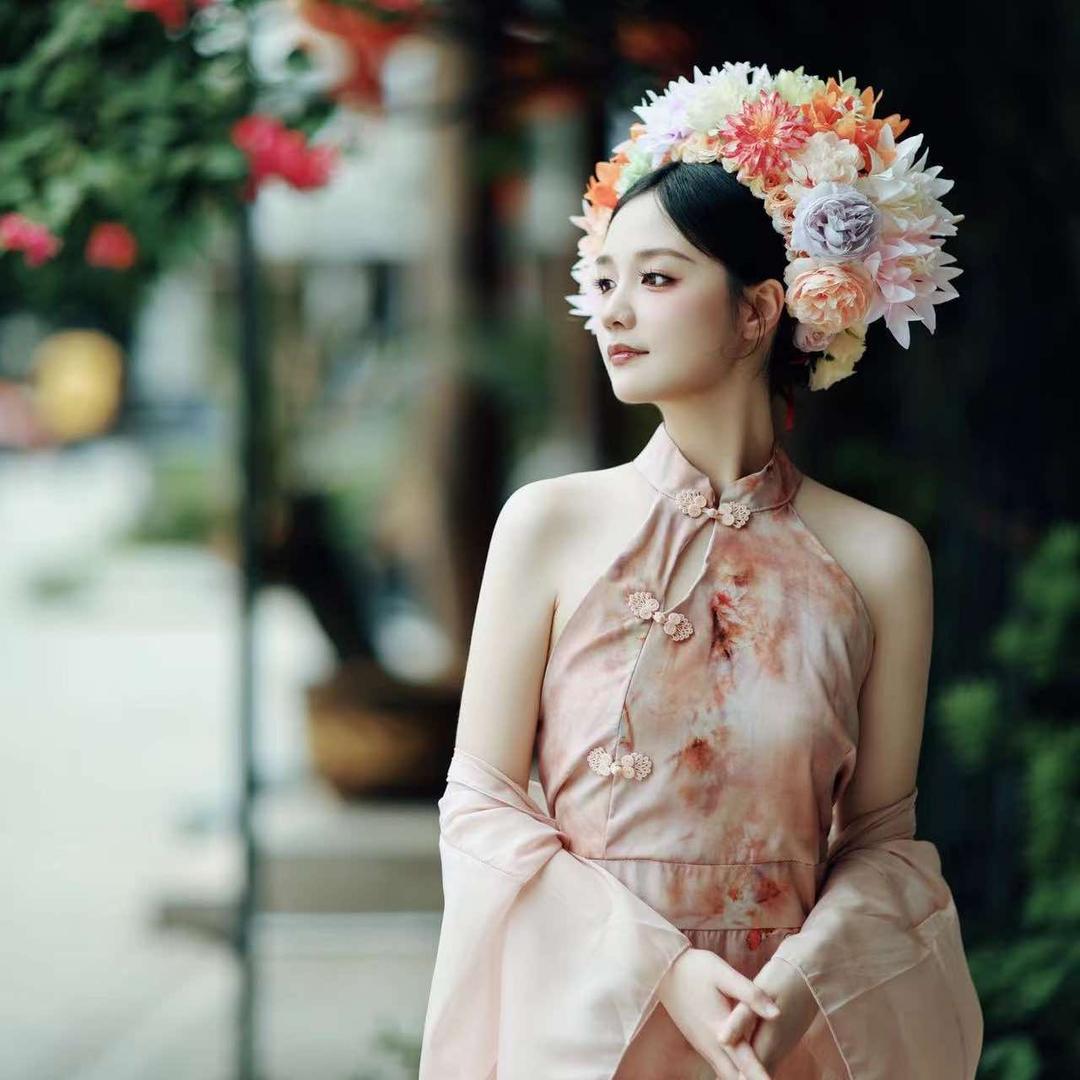 花开见喜簪花旅拍