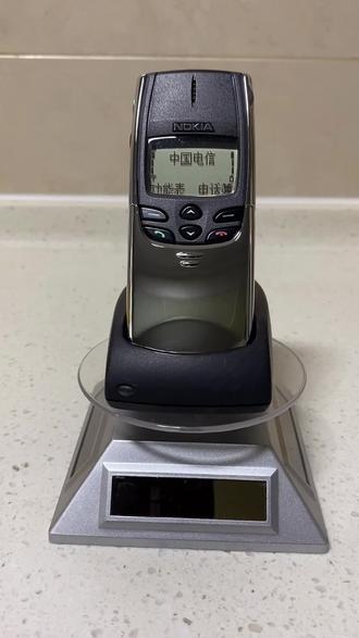 诺基亚8855,诺基亚经典手机,下滑盖金属外壳,质感完美!